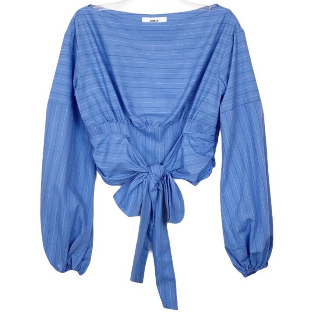 Revolve LIKELY Collins Tie Front Top Size Medium